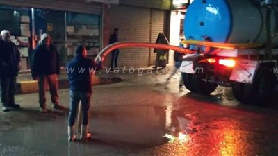 وسط طقس شديد البرودة.. أمطار غزيرة تغرق شوارع المنوفية | صور