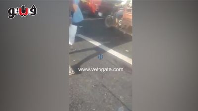 بالفيديو.. مصرع 3 أشخاص بينهم طفلان في حادث سير بالشرقية