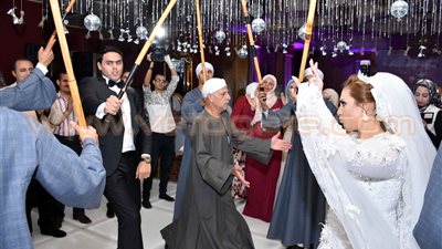 بالصور.. حجازي متقال وشذى يشعلان حفل زفاف «أحمد» و«سارة»