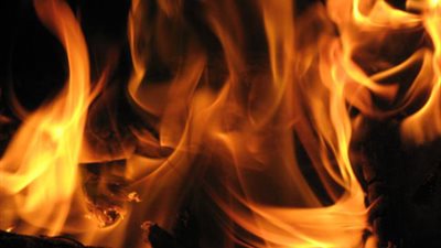 حريق بخيام امتحانات معهد الحاسب بالسويس