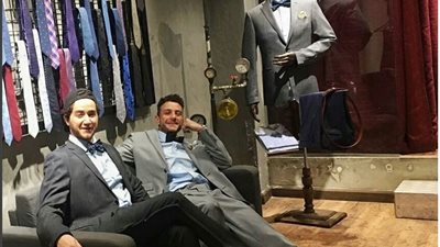 إطلالة الفيشاوي ومالك قبل افتتاح مهرجان الجونة السينمائي