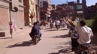 مسيرة بالدراجات البخارية للإرهابية بدمياط