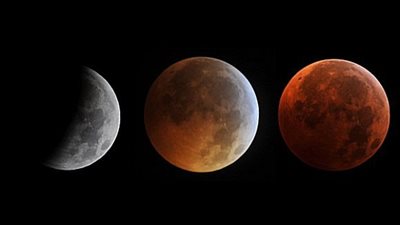ننشر مراحل الخسوف الكلي للقمر غدا