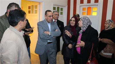 محافظ شمال سيناء يزور دار أيتام العريش ويتناول الغداء مع الأطفال | صور