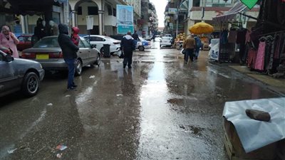 أمطار رعدية تضرب محافظة بورسعيد| فيديو