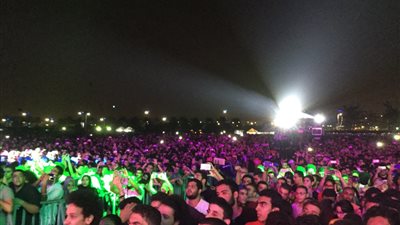 بالصور.. المربع يفتتح حفل «الميوزك بارك» بحضور 20 ألف شخص