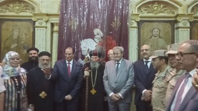 محافظ الدقهلية من «كنيسة مارجرجس»: ميت دمسيس مثال رائع للوحدة الوطنية