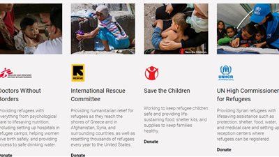 «جوجل» تجمع تبرعات للاجئين والمهاجرين السوريين