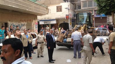 الانتهاء من حملة إزالة التعديات بشوارع وميادين الزقازيق