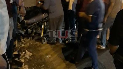 بالصور.. إصابة شابين بحادث في بورسعيد