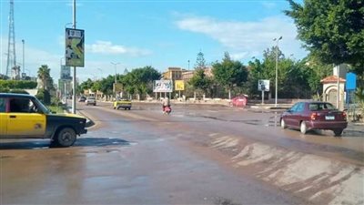جولة تفقدية بوسط الإسكندرية لكسح مياه الأمطار | صور