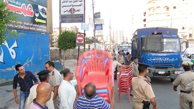 رفع 869 حالة إشغال في حملة بدمنهور