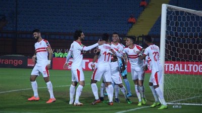 الزمالك يتقدم على زيسكو بهدف في الشوط الأول