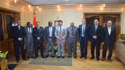 وزير الرياضة يستقبل نظيره السوداني لبحث التعاون (صور)