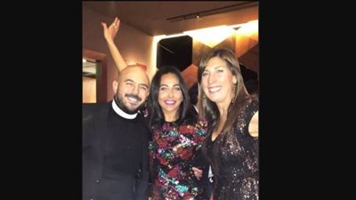 ميس حمدان وتامر حبيب في حفل زفاف محمود العسيلي | صور