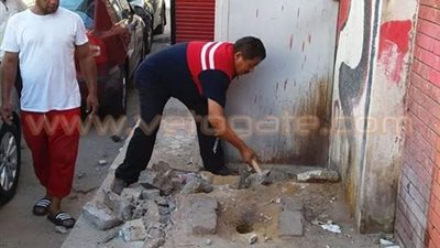 بالصور.. «عرب بورسعيد» يشن حملة نظافة وتهيئة شاملة لمدرسة الوصفية