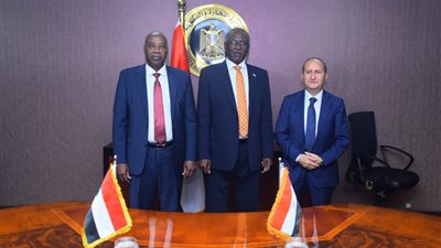 عمرو نصار يعقد جلسة مباحثات مع وزيري التجارة والصناعة بالسودان