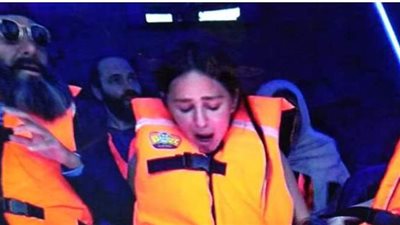 جميلة عوض تنهار من البكاء في رامز عقله طار | فيديو