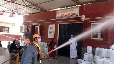 تعقيم 216 مبنى و80 مستشفى و194 مسجدا لمواجهة كورونا بأسيوط