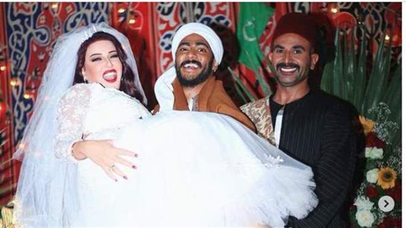 محمد رمضان وسمية