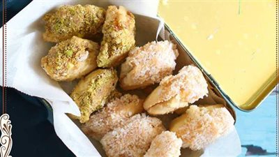 طريقة عمل البيتي فور بالكيلو زي المحلات