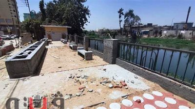 بدء تطوير كورنيش الزقازيق بتكلفة ٣.٢ مليون جنيه