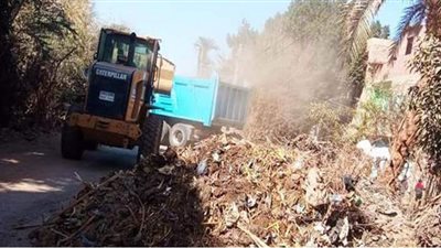 حملات نظافة وتمهيد طرق وتشجير بقرى مراكز أسيوط | صور