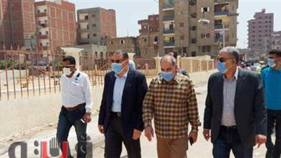 إنشاء ملعب خماسي لشباب حى ثان الزقازيق