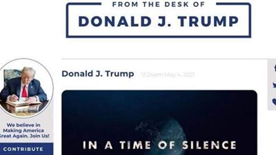 ترامب يتحايل على الحظر بمنصة جديدة للتواصل مع مؤيديه