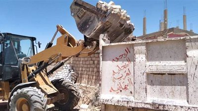 حملة لإزالة التعديات على الزراعات وأملاك الدولة بأسيوط | صور