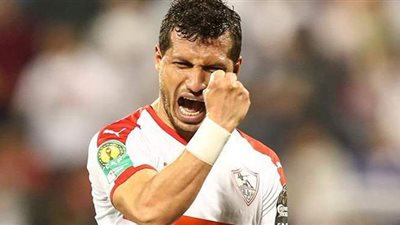 طارق حامد يحرز الهدف الثاني للزمالك في مرمى سموحة