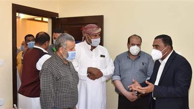 محافظ مطروح يتفقد مشروعات 