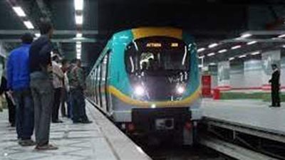 انتظام حركة المترو بعد حادث تصادم بالقرب من محطة قباء