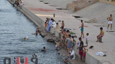«مارينا الصعايدة» إقبال أهالي إسنا بالأقصر على شواطئ نهر النيل والترع | صور