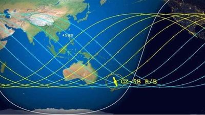 أحدث التنبؤات تكشف موعد ومكان وصول الصاروخ الصيني إلى الأرض