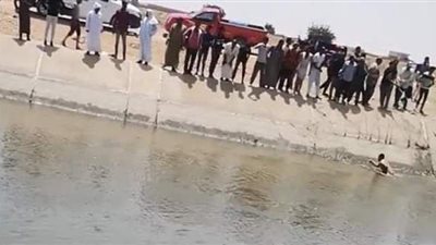 مصرع ٥ عمال سقط بهم تروسيكل في ترعة بالإسكندرية