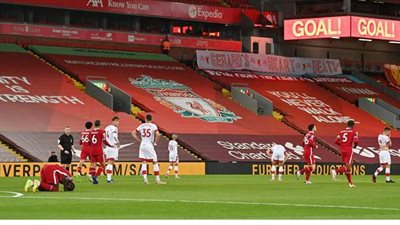 الشوط الأول.. ليفربول يتقدم على ساوثهامبتون بهدف من صناعة محمد صلاح