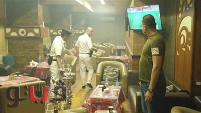 ضبط ٤٠ شيشة خلال حملة لضبط المقاهي المخالفة لقرار الغلق في الإسماعيلية | صور