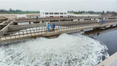 ٦٠ ٪ نسبة تتفيذ المرحلة الثانية من محطة تنقية مياه الشرب بالعاشر