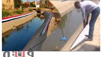 معلم لغة عربية يكشف تفاصيل مبادرته لرسم علم مصر على الترع المبطنة بطنطا