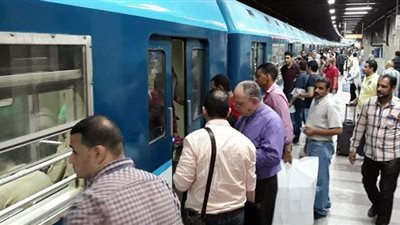 مترو الأنفاق ينقل 750 ألف راكب على خطوطه الثلاثة اليوم