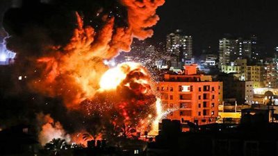 الجيش الإسرائيلي يقصف غزة ويقتحم بلدة عقربا جنوب نابلس