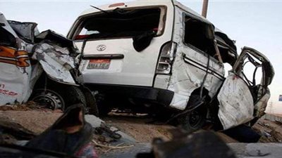 مصرع وإصابة 15 فى انقلاب ميكروباص بأسوان