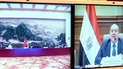 رئيس الشيوخ يعقد اجتماعاً افتراضياً مع رئيس المجلس الاستشاري الصيني