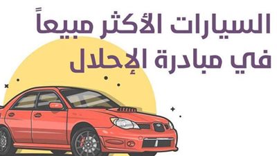 السيارات الأكثر مبيعاً في مبادرة الإحلال | انفوجراف