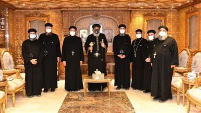 البابا تواضروس يستقبل كهنة الرحاب