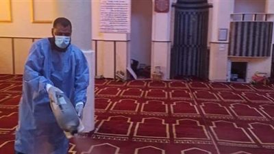 الوادي الجديد تستعد لعيد الفطر وتبدأ في تعقيم المساجد