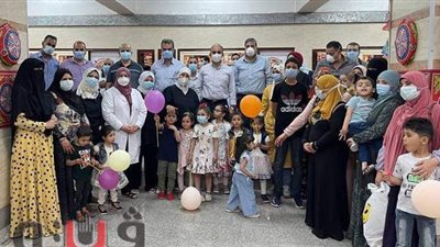 شعلان يقدم هدايا لمرضى التمثيل الغذائي بجامعة الزقازيق