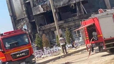 التحقيق في حريق مول شهير بأكتوبر: ماس كهربائي بمحل أحذية السبب
