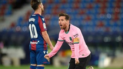 برشلونة يسقط بالتعادل مع ليفانتي 3/3 ويرفض صدارة الليجا